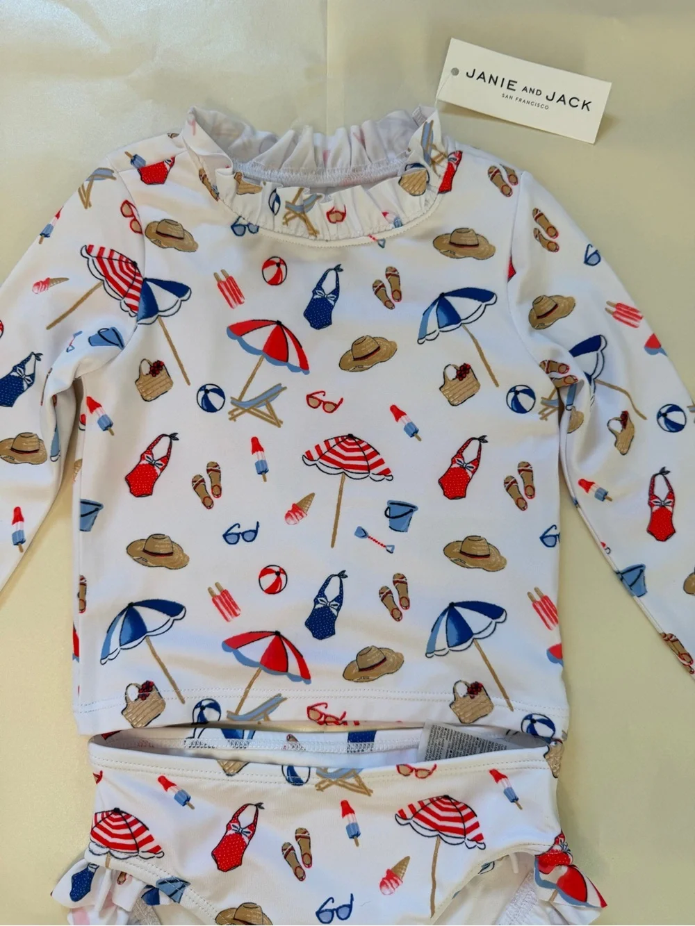 Janie and Jack rashguard swimsuit